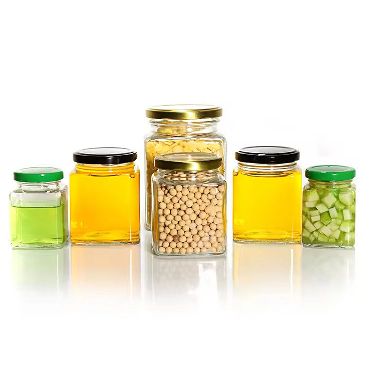 Envases de vidrio de alta calidad con tapa metálica
