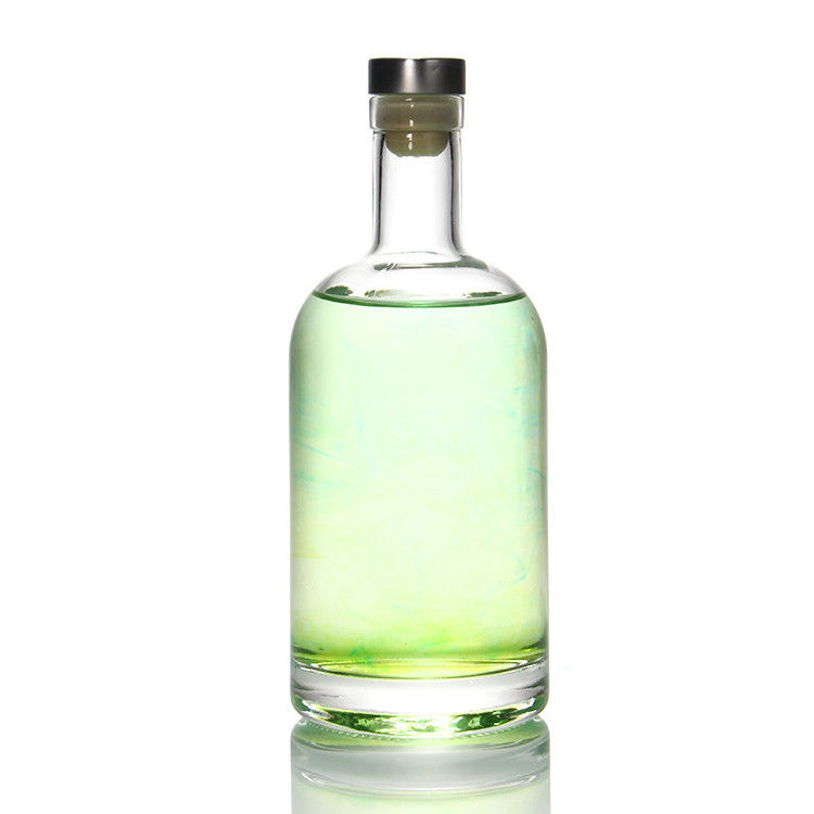 Botellas de vidrio 25 oz botellas de base pesada para Kombucha 750 ml botellas de vino de Bordeaux de vidrio claro