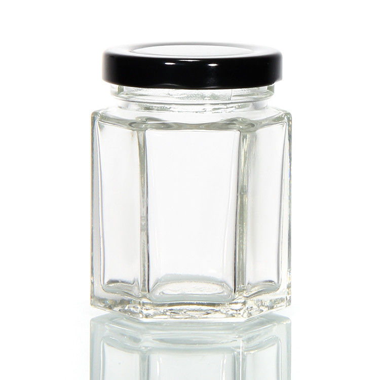 Grado alimenticio 220Ml 280Ml 380Ml 500Ml Vintage Te Quilted Canister Jar de vidrio con tapa de la bolsa