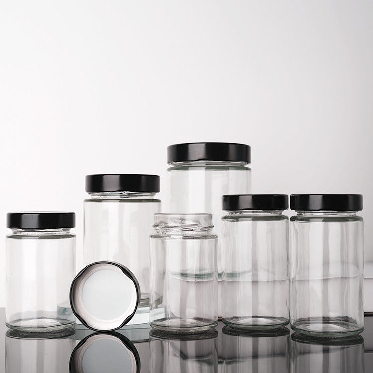Jarrón de vidrio de almacenamiento sellado Jarrón de vidrio transparente de cocina adecuado para decapado de alimentos