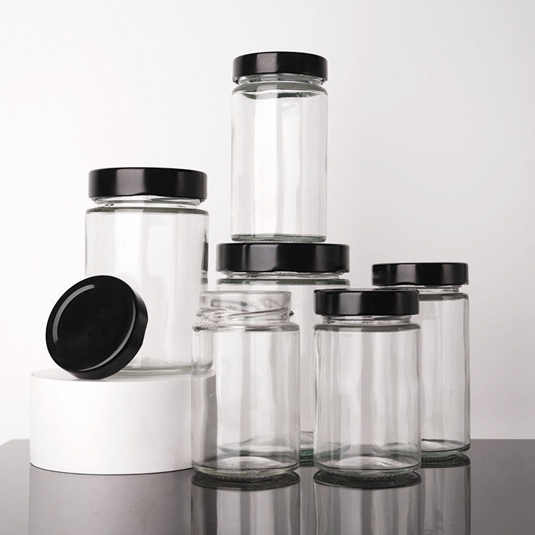 Jarrón de vidrio de almacenamiento sellado Jarrón de vidrio transparente de cocina adecuado para decapado de alimentos