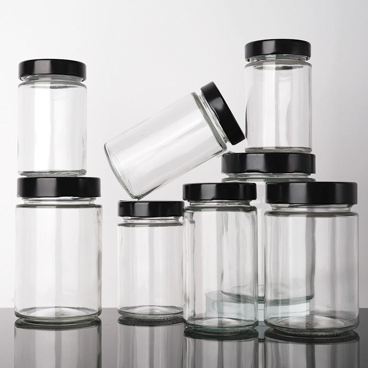 Jarrón de vidrio de almacenamiento sellado Jarrón de vidrio transparente de cocina adecuado para decapado de alimentos