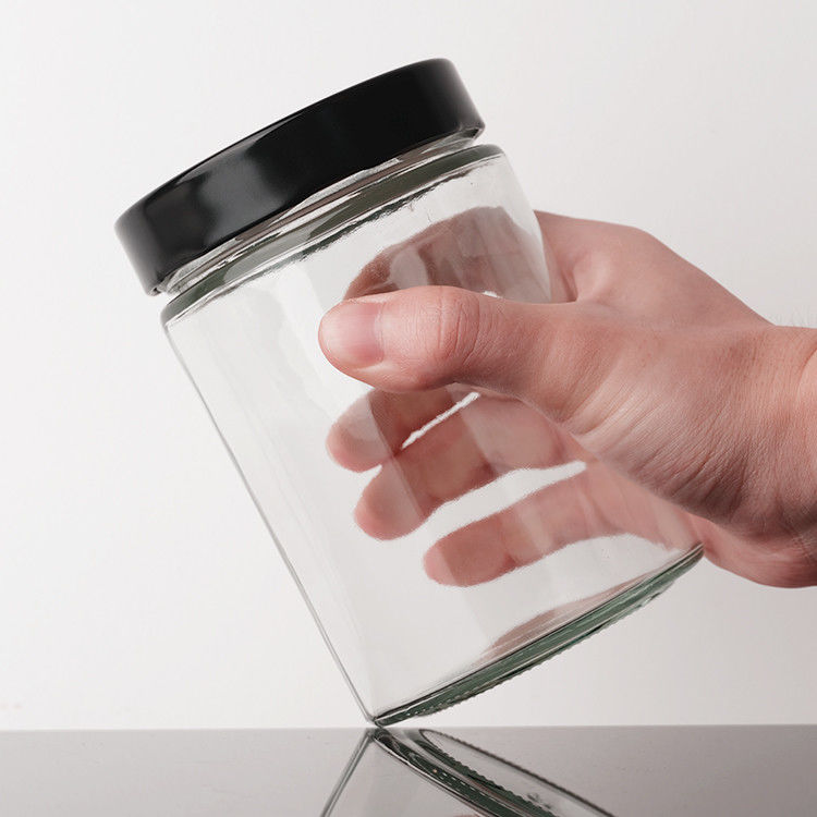 Jarrón de vidrio de almacenamiento sellado Jarrón de vidrio transparente de cocina adecuado para decapado de alimentos