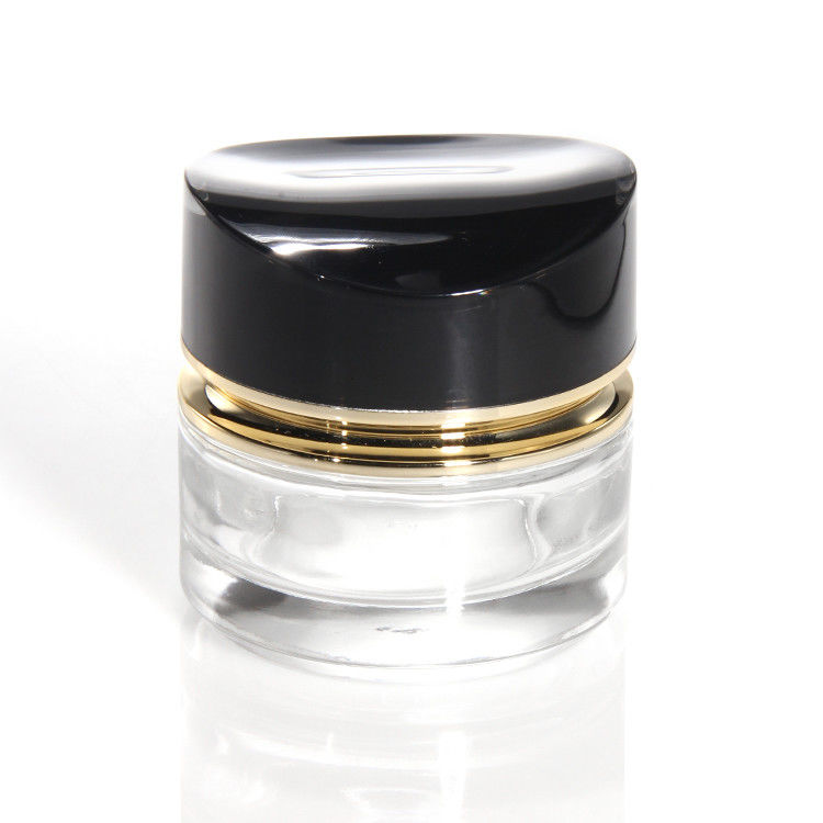 Jarrón de crema de vidrio de lujo 50g 30ml Jarrón de crema de vidrio de piel vacía Cosméticos Jarrón con tapas