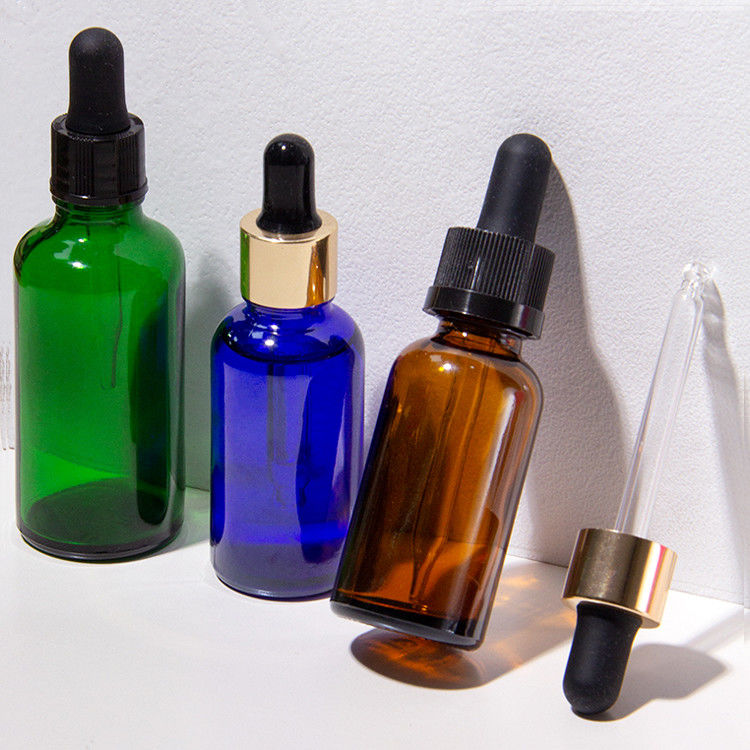 10 ml de aceite esencial de ámbar mate helado botella de vidrio y botella de vidrio de aceite esencial con gotero