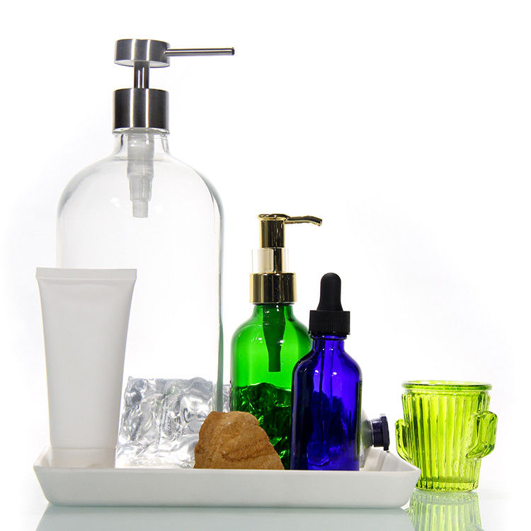 30 ml 120 ml de bomba de vidrio loción spray crema de rodillo goteador de suero botella de contenedor para el embalaje de cosméticos