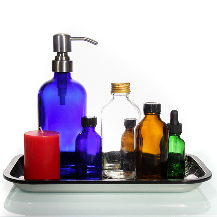 30 ml 120 ml de bomba de vidrio loción spray crema de rodillo goteador de suero botella de contenedor para el embalaje de cosméticos