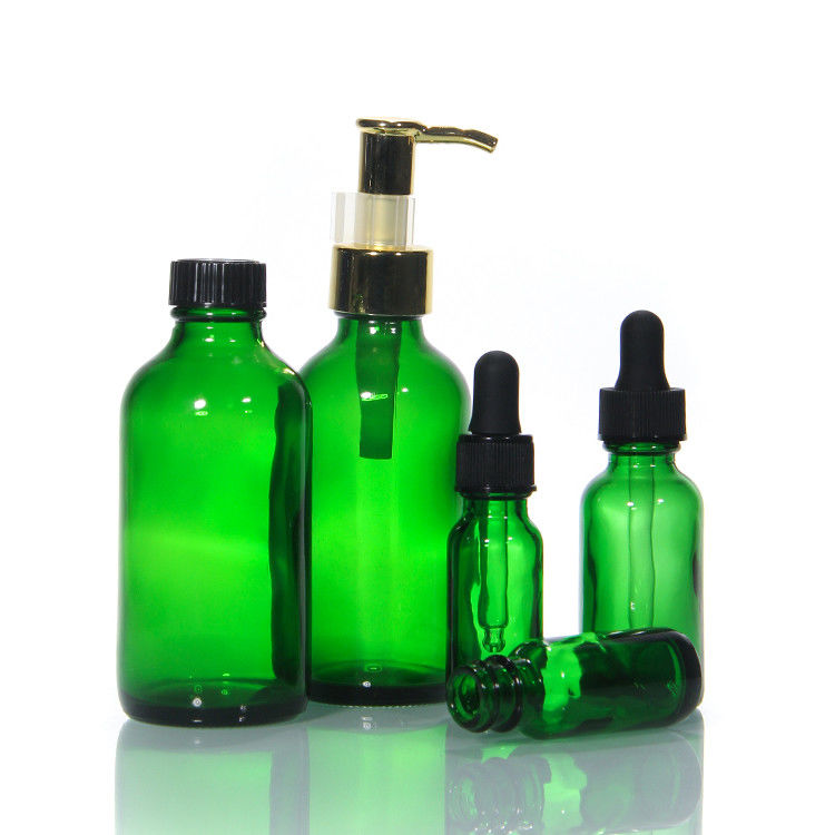 30ml 50ml 60ml 80ml 100ml Loción Suero de vidrio congelado Botella de aceite corporal con bomba para el cuidado de la piel