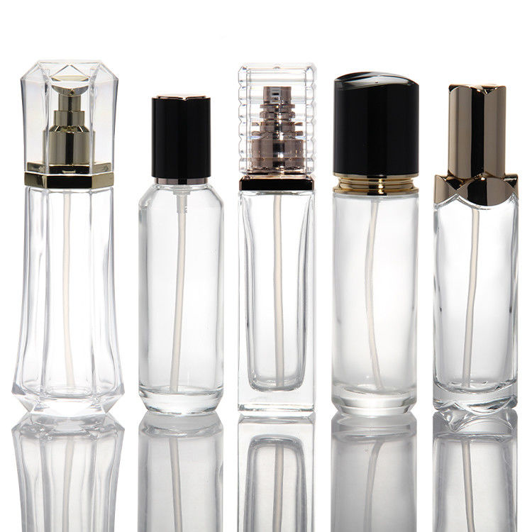 Prensa de viaje botella de bomba de loción esencial botellas de crema recipiente cosmético vidrio recipientes cosméticos vacíos