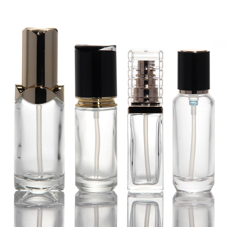 Prensa de viaje botella de bomba de loción esencial botellas de crema recipiente cosmético vidrio recipientes cosméticos vacíos