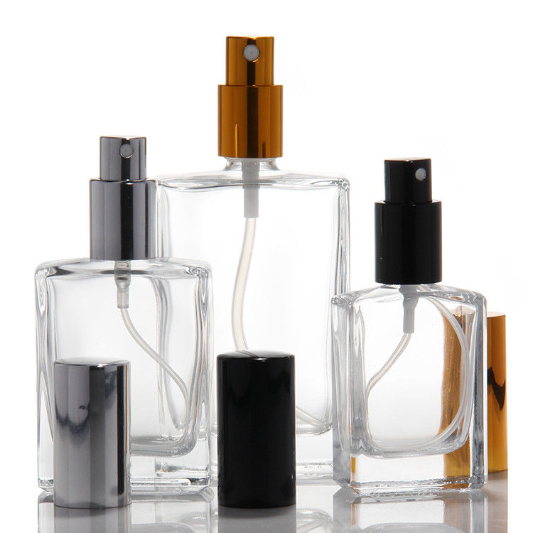 Logotipo personalizado Spray vacío Perfume Botella de vidrio Vintage lujo 10Ml 30Ml 50Ml 100Ml